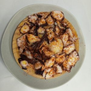 Plato de pulpo: comida para llevar